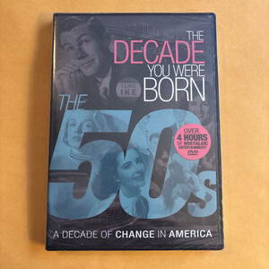 The Decade You Were Born: 1950s (DVD, 2012) Brand New